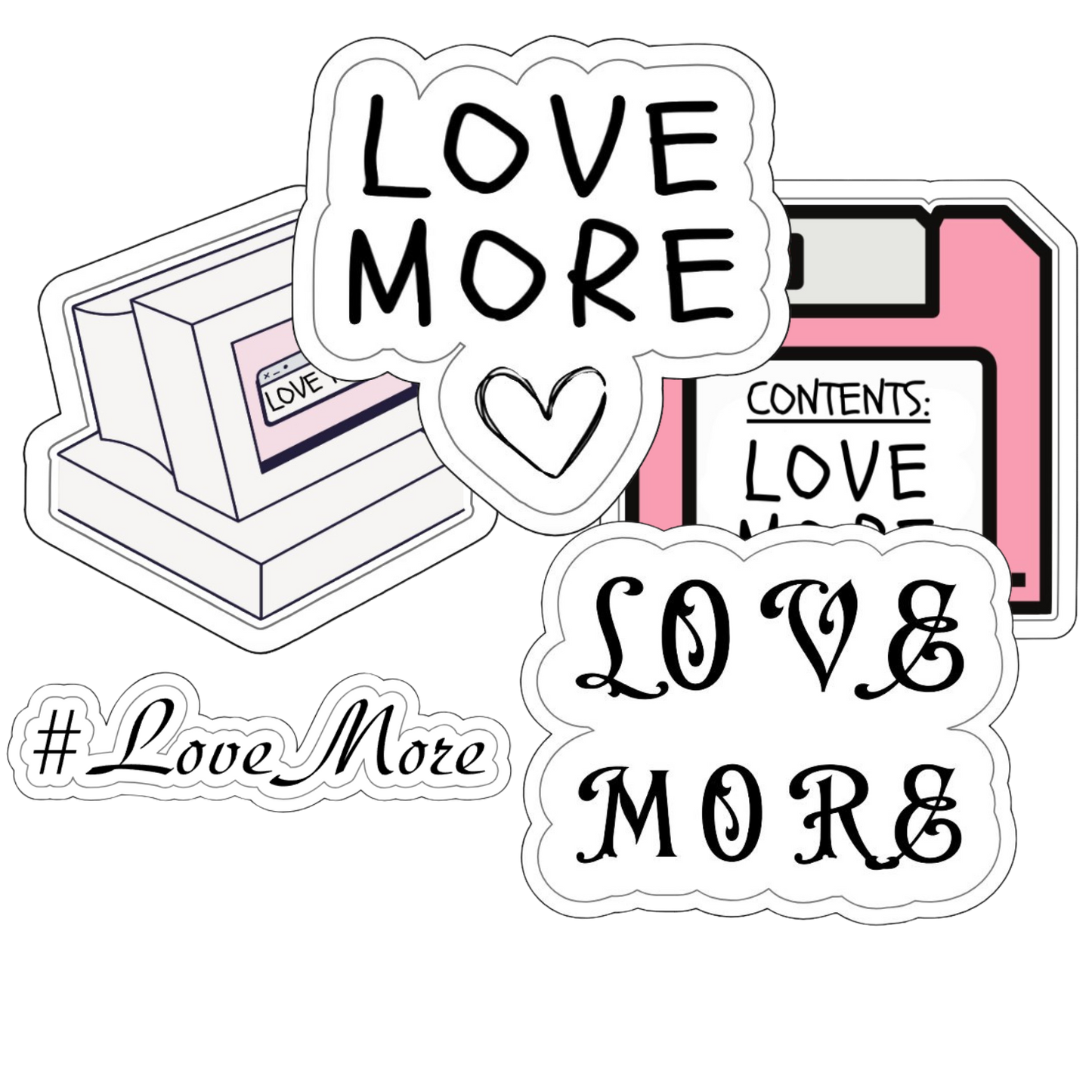 LoveMore Variety Sticker Pack of 5
