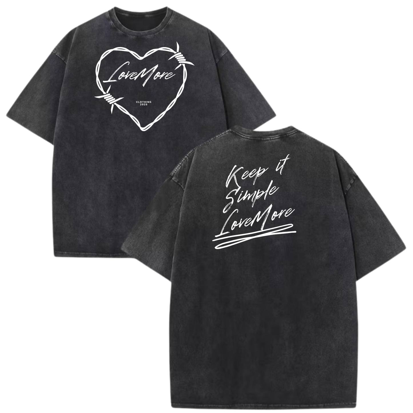 Oversized Acid Washed Tee