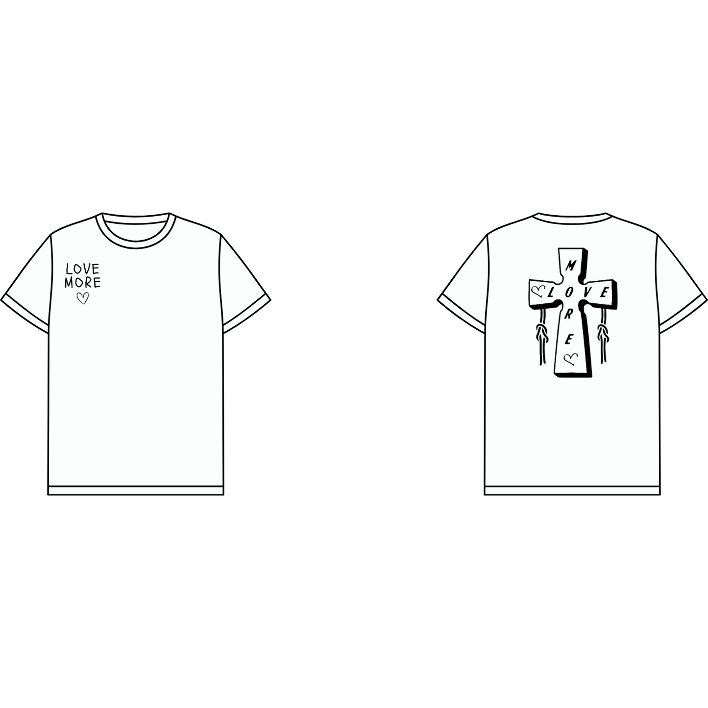 LoveMore Cross Short Sleeve Shirt Breathable