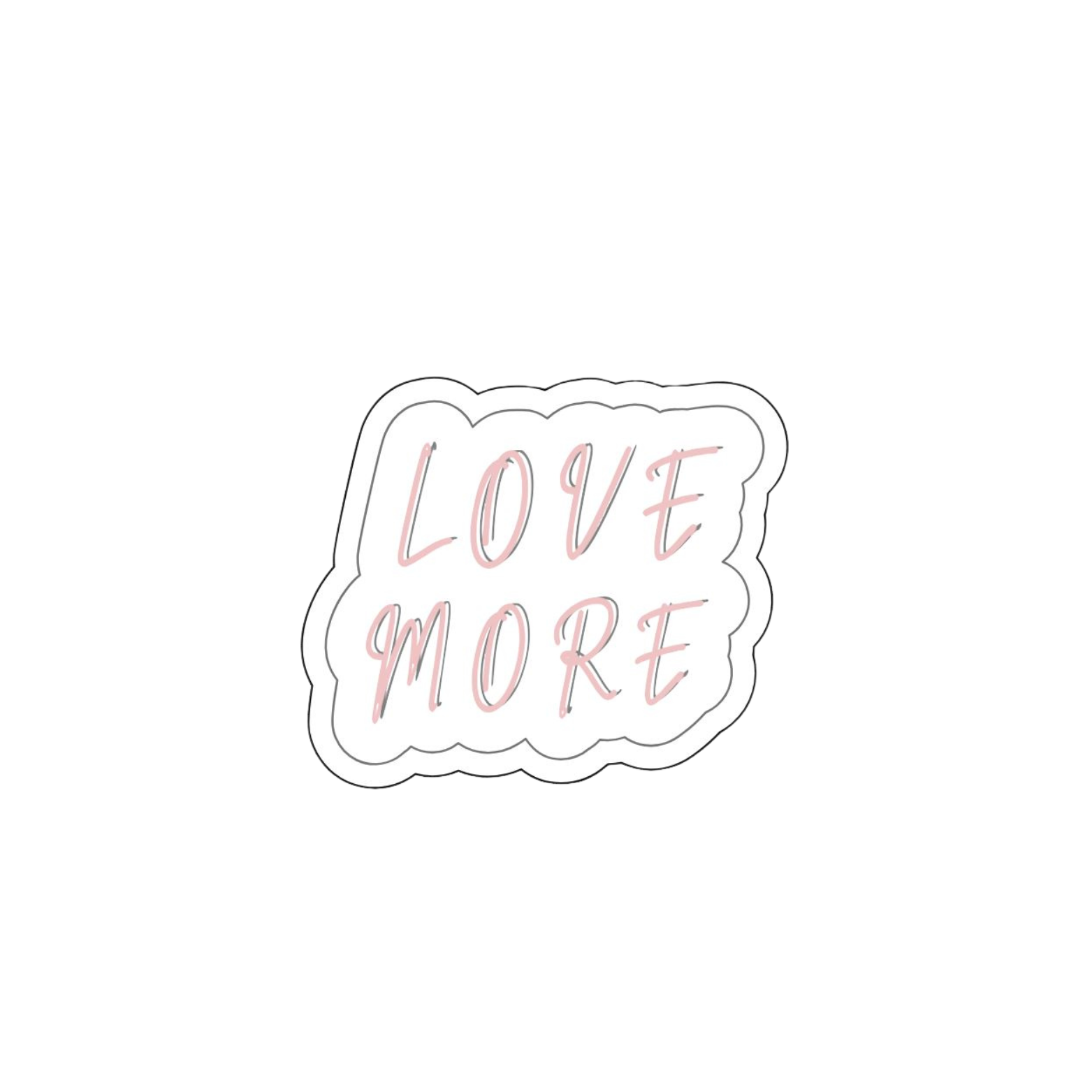 LoveMore Pink Sticker Pack of 5