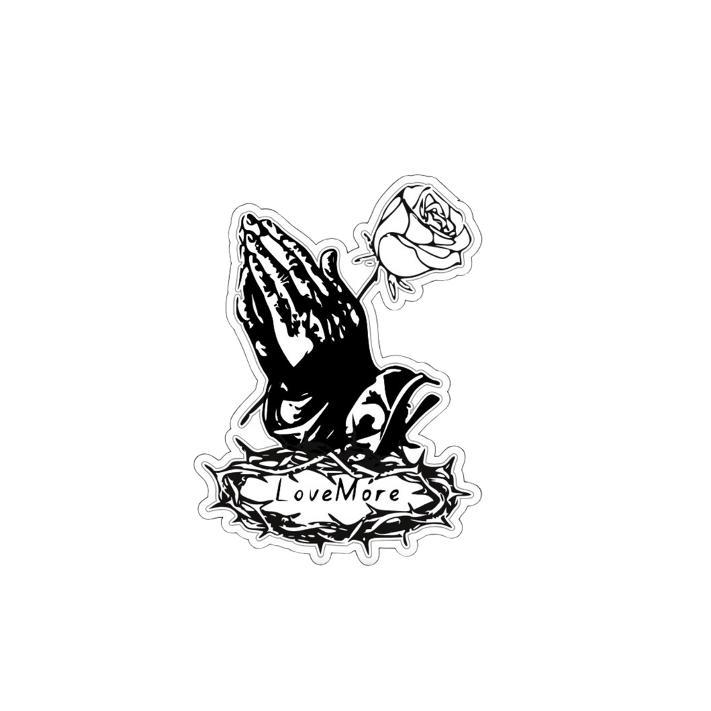 LoveMore Praying Hands Sticker Pack of 5