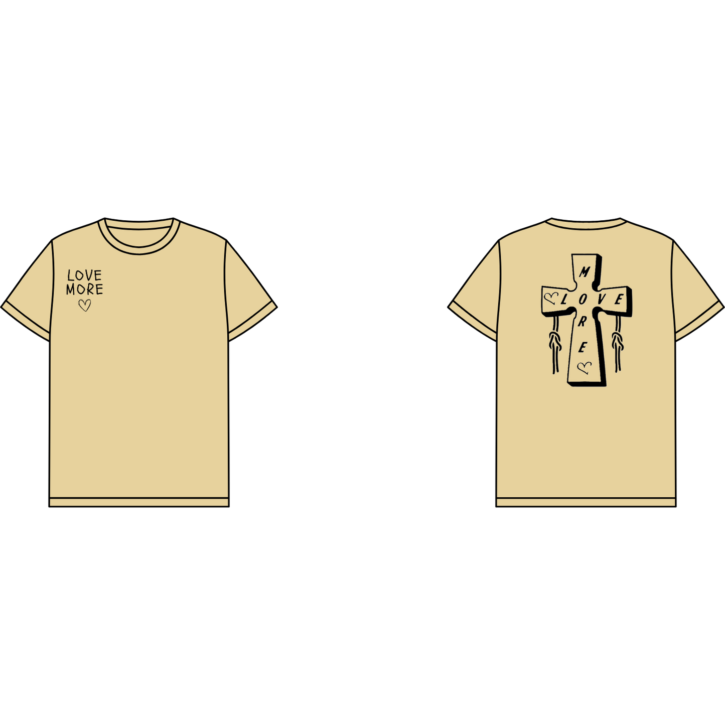 LoveMore Cross Short Sleeve Shirt Breathable