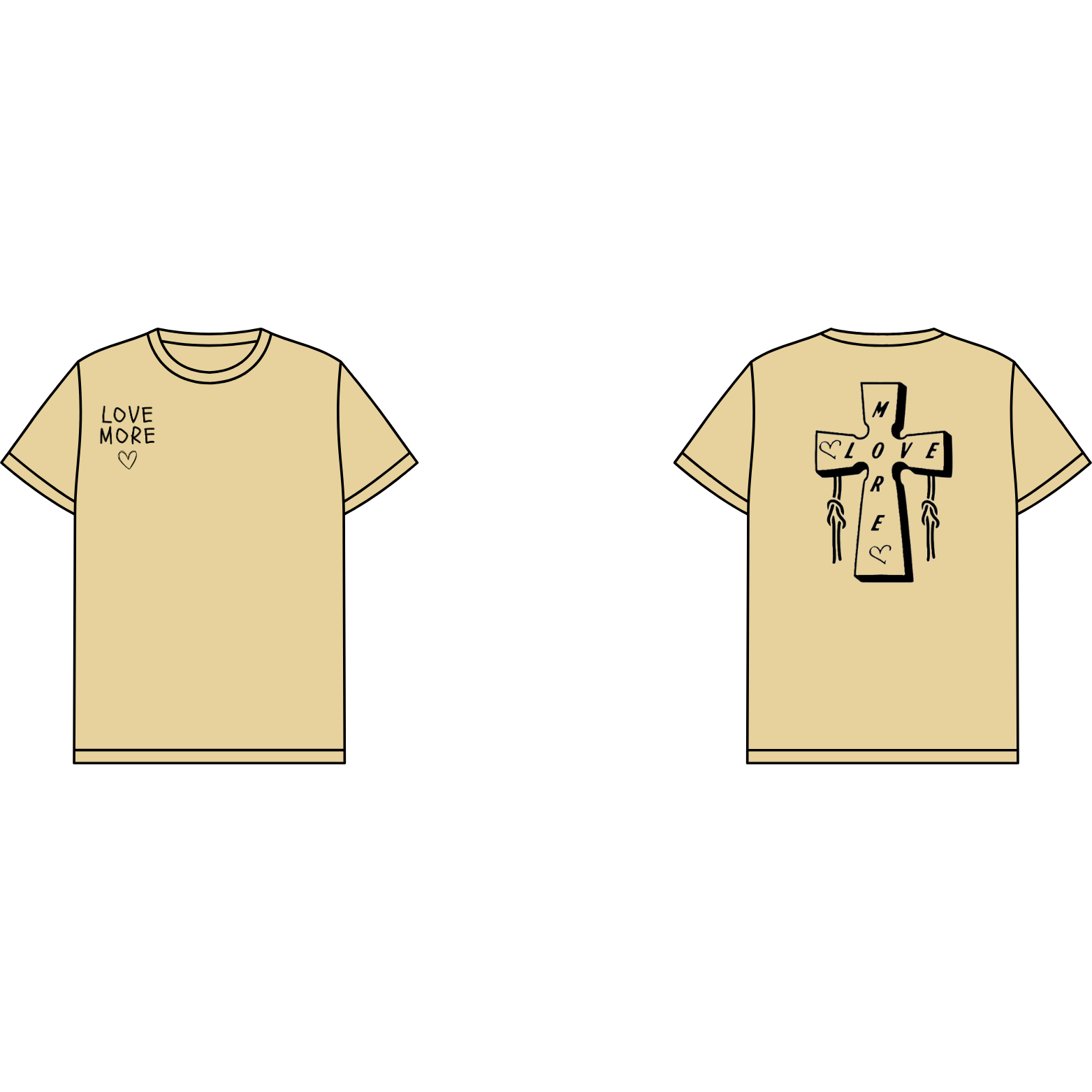 LoveMore Cross Short Sleeve Shirt Breathable