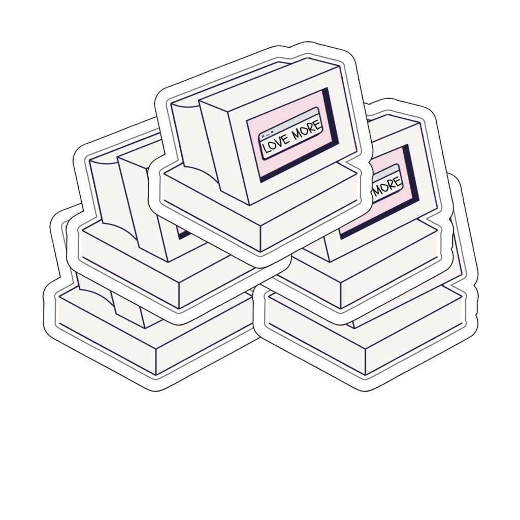 LoveMore Computer Sticker Pack of 5