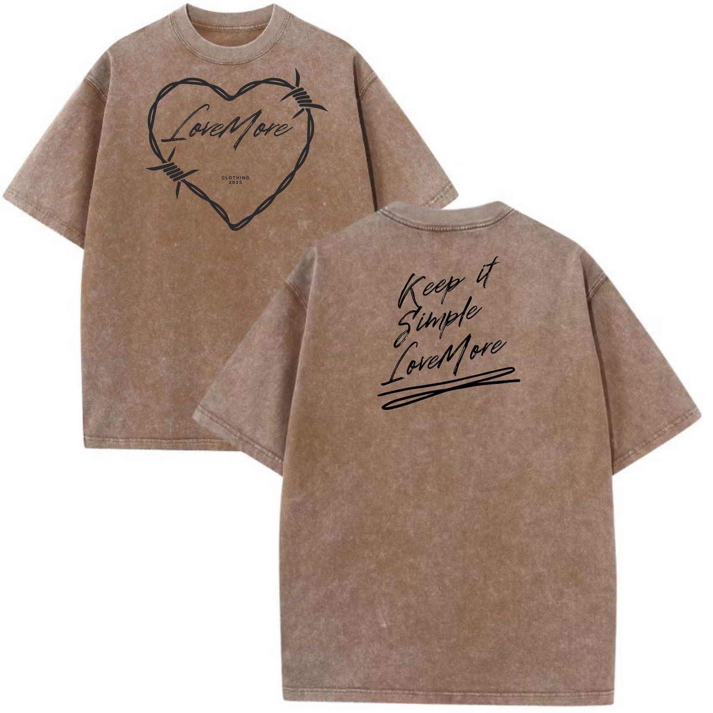 Oversized Acid Washed Tee