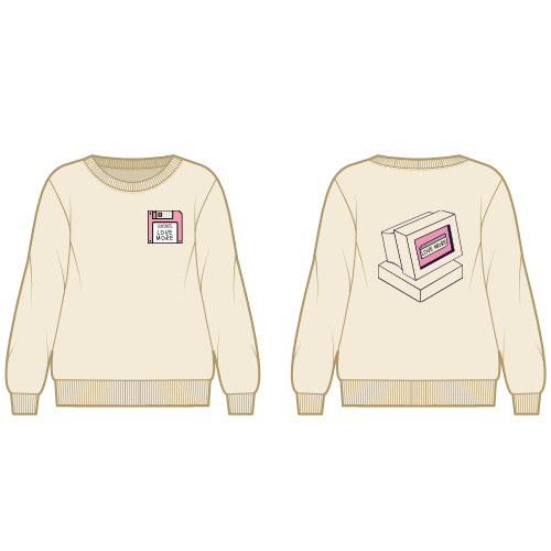 Floppy Disk Computer Crewneck