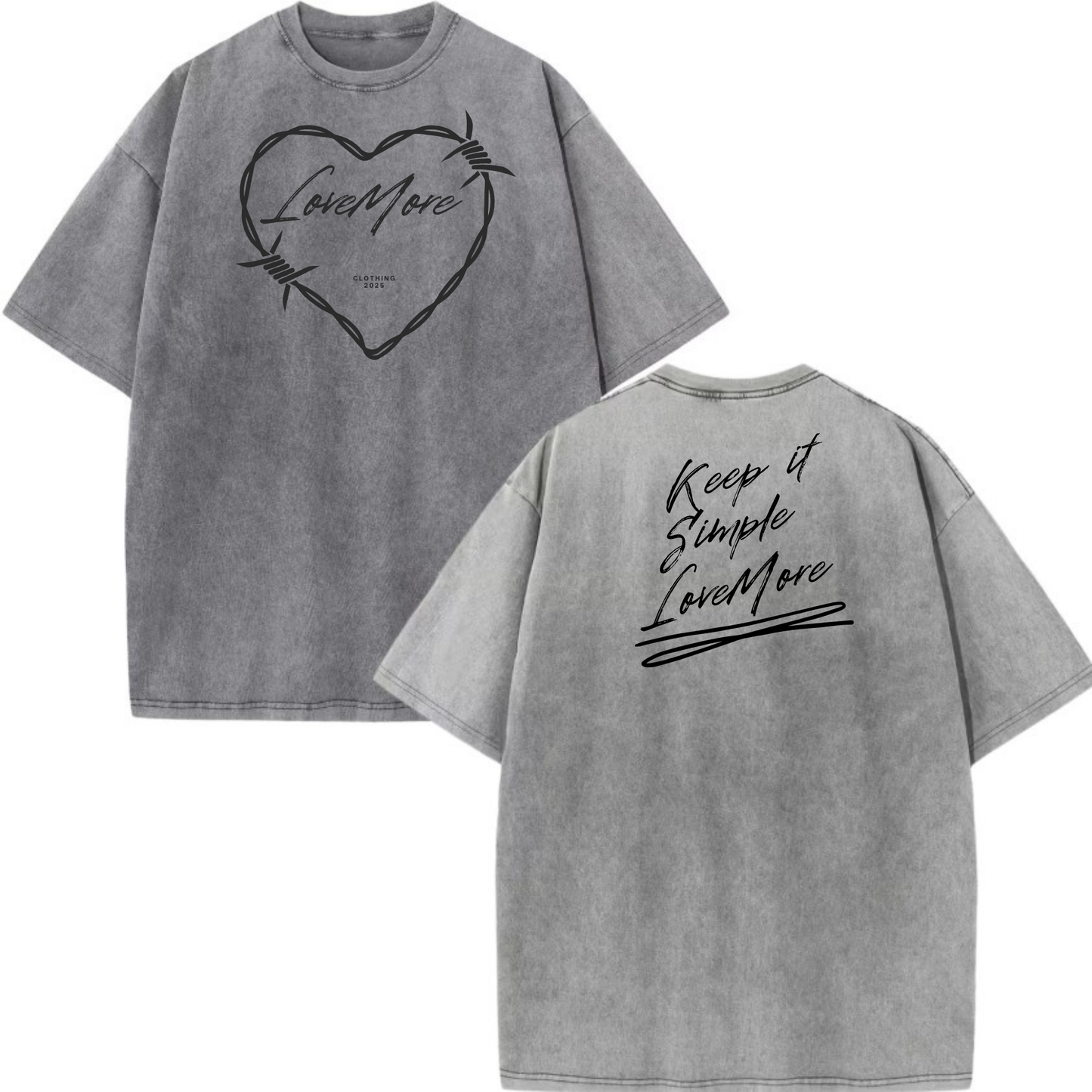 Oversized Acid Washed Tee