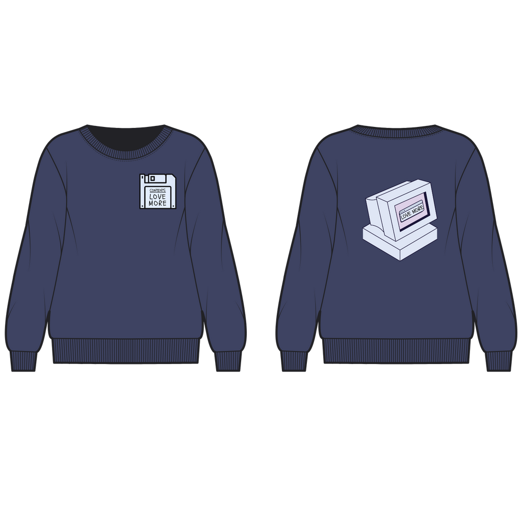 Floppy Disk Computer Crewneck