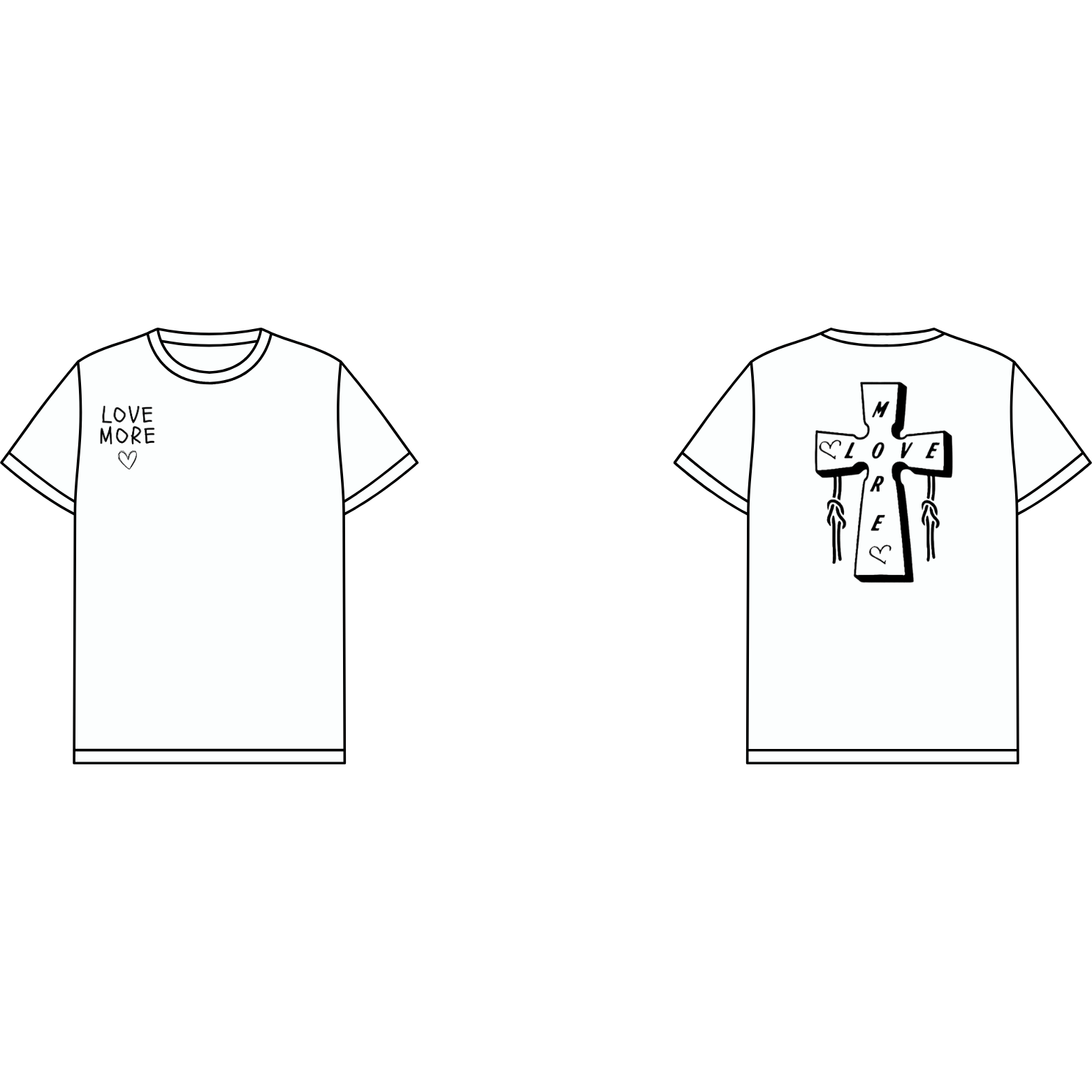 LoveMore Cross Short Sleeve Shirt Breathable