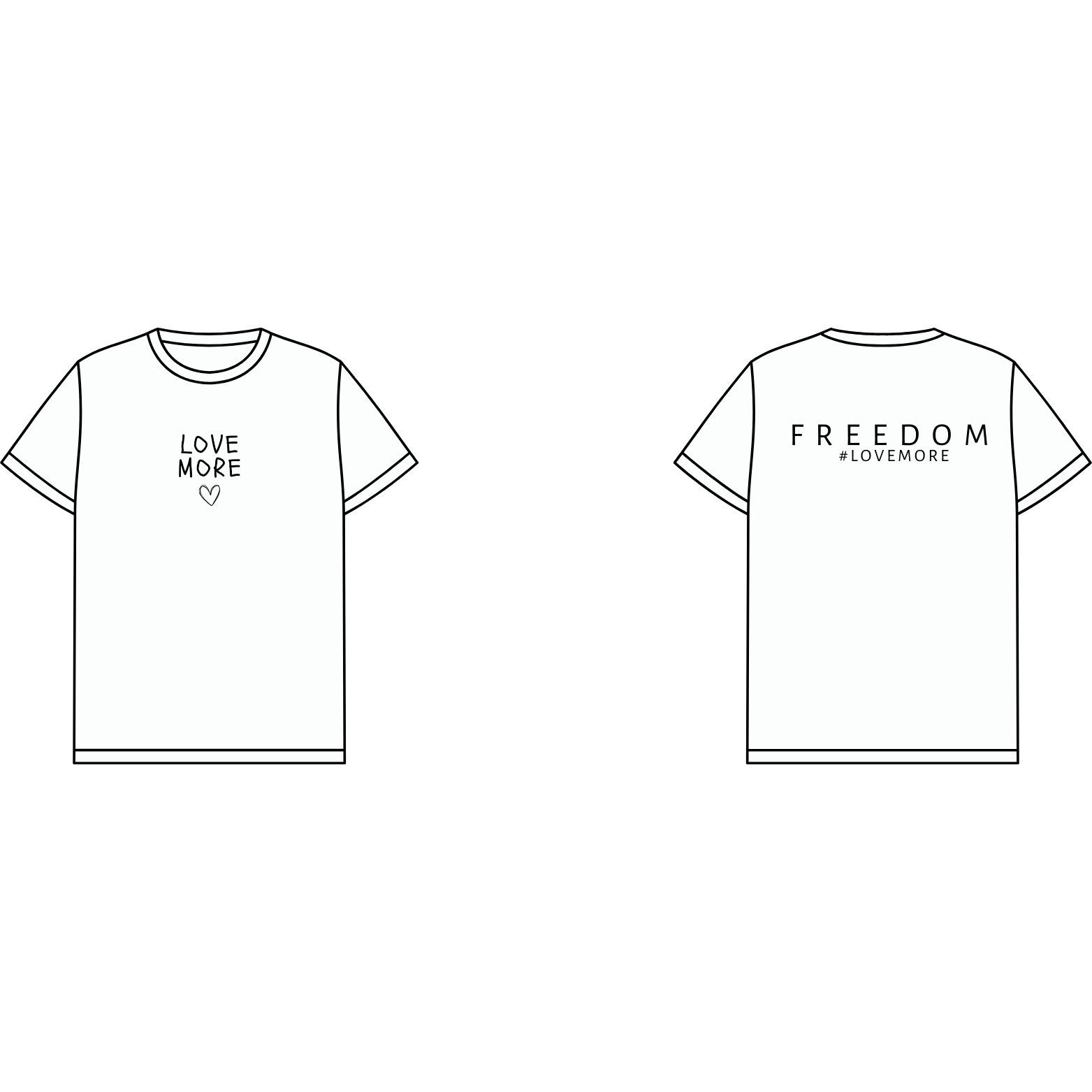 LoveMore X FREEDOM Short Sleeve Shirt